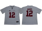 Alabama Crimson #12 Joe Namath White Limited Jersey