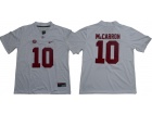 Alabama Crimson Tide #10 A.J McCarron White Limited Jersey