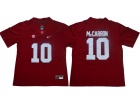 Alabama Crimson Tide #10 A.J McCarron Red Limited Jersey