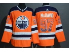 Adidas Edmonton Oilers #97 Connor McDavid Orange Drift Fashion Jersey