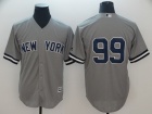 New York Yankees #99 Aaron Judge Grey No Name Cool Base Jersey