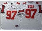 Ohio State Buckeyes #97 Nick Bosa White Limited College Football Jersey