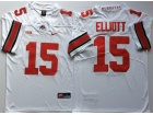 Ohio State Buckeyes #15 Ezekiel Elliott White Limited College Football Jersey