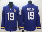 Minnesota Vikings #19 Adam Thielen Purple Long Sleeves Vapor Untouchable Limited Jersey