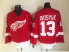 Detroit Red Wings #13 Pavel Datsyuk Red Throwback Jersey