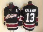 Anaheim Ducks #13 Teemu Selanne Black Throwback Jersey