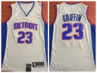 Nike Detroit Pistons #23 Blake Griffin Gray Swingman Jersey