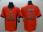 Denver Broncos #30 Phillip Lindsay Orange Vapor Untouchable Limited Jersey