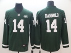 New York Jets #14 Sam Darnold Green Long Sleeves Vapor Untouchable Limited Jersey