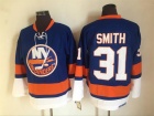 New York Islanders #31 Billy Smith Blue Throwback Hockey Jersey