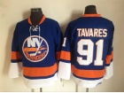 New York Islanders #91 John Tavares Blue Throwback Hockey Jersey