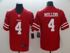 San Francisco 49ers #4 Nick Mullens Red Vapor Untouchable Limited Jersey