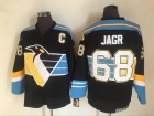 Pittsburgh Penguins #68 Jaromir Jagr Black CMM Robo Pens Hockey Jersey