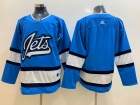 Adidas Winnipeg Jets Blank Blue New Style Hockey Jersey