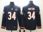 Chicago Bears #34 Walter Payton Blue Long Sleeves Vapor Untouchable Limited Jersey