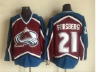 Colorado Avalanche #21 Peter Forsberg Red CCM Hockey Jersey