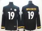 Pittsburgh Steelers #19 JuJu Smith-Schuster Black Long Sleeves Vapor Untouchable Limited Jersey