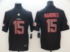 Kansas City Chiefs #15 Patrick Mahomes Black Impact Vapor Untouchable Limited Jersey