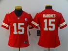 Woman Kansas City Chiefs #15 Patrick Mahomes Red Vapor Limited Jersey