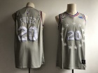 Nike Philadelphia 76ers #20 Markelle Fultz Grey City Jersey