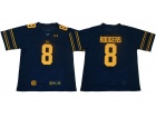 California Golden Bears #8 Aaron Rodgers Blue College Football Jerseys