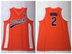 Uncle Drew #2 Harlem Buckets Kyrie Irving Orange Basketball Jersey