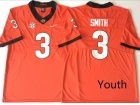 Youth Georgia Bulldogs #3 Roquan Smith Red Limited Jersey