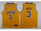 Nike Los Angeles Lakers #3 Josh Hart Yellow Swingman Jersey