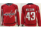 Womens Adidas Washington Capitals #43 Tom Wilson Red Hockey Jersey