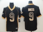 New Orleans Saints #9 Drew Brees Black Drift Fashion Vapor Untouchable Limited Jersey