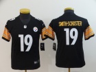 Youth Pittsburgh Steelers #19 JuJu Smith-Schuster Black Vapor Limited Jersey