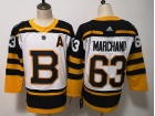 Boston Bruins #63 Brad Marchand White Winter Classic Hockey Jersey