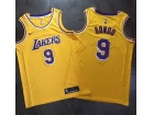 Nike Los Angeles Lakers #9 Rajon Rondo Yellow Swingman Jersey