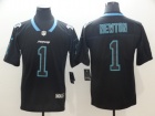 Carolina Panthers #1 Cam Newton Black Lights Out Vapor Untouchable Limited Jersey