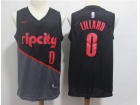 Nike Portland Trail Blazers #0 Damian Lillard Black City Jersey