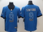 Detroit Lions #9 Matthew Stafford Blue Drift Fashion Vapor Untouchable Limited Jersey