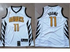 Atlanta Hawks #11 Trae Young White City Swingman Basketball Jersey