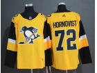 Adidas Pittsburgh Penguins #72 Patric Hornqvist Yellow Statudim Hockey Jersey