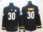 Pittsburgh Steelers #30 James Conner Black Long Sleeves Men's Vapor Untouchable Limited Jersey