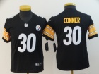 Youth Pittsburgh Steelers #30 James Conner Black Vapor Untouchable Limited Jersey