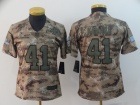 Woman New Orleans Saints #41 Alvin Kamara Camo Salute to Service Limited Jersey