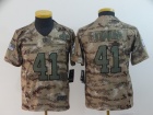 Youth New Orleans Saints #41 Alvin Kamara Camo Salute to Service Limited Jersey