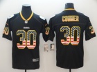 Pittsburgh Steelers #30 James Conner Black USA Flag Fashion Vapor Untouchable Limited Jersey