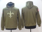 New Orleans Saints Green Salute To Service Hoodies