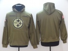 Pittsburgh Steelers Green Salute To Service Hoodies