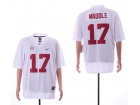 Alabama Crimson Tide #17 Jaylen Waddle White Limited Jersey