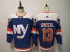 Adidas New York Islanders #13 Mathew Barzal Blue New Style Hockey Jersey