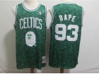 BAPE x Mitchell & Ness Boston Celtics #93 Bape Green Swingman Jersey