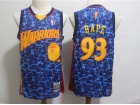 BAPE x Mitchell & Ness Golden State Warriors #93 Bape Blue Swingman Jersey