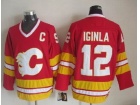 Calgary Flames #12 Jarome Iginla Red CCM Jersey